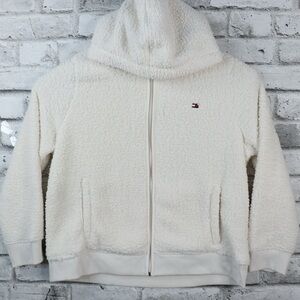 Tommy Hilfiger Women’s XL Faux White Sherpa Hoodie